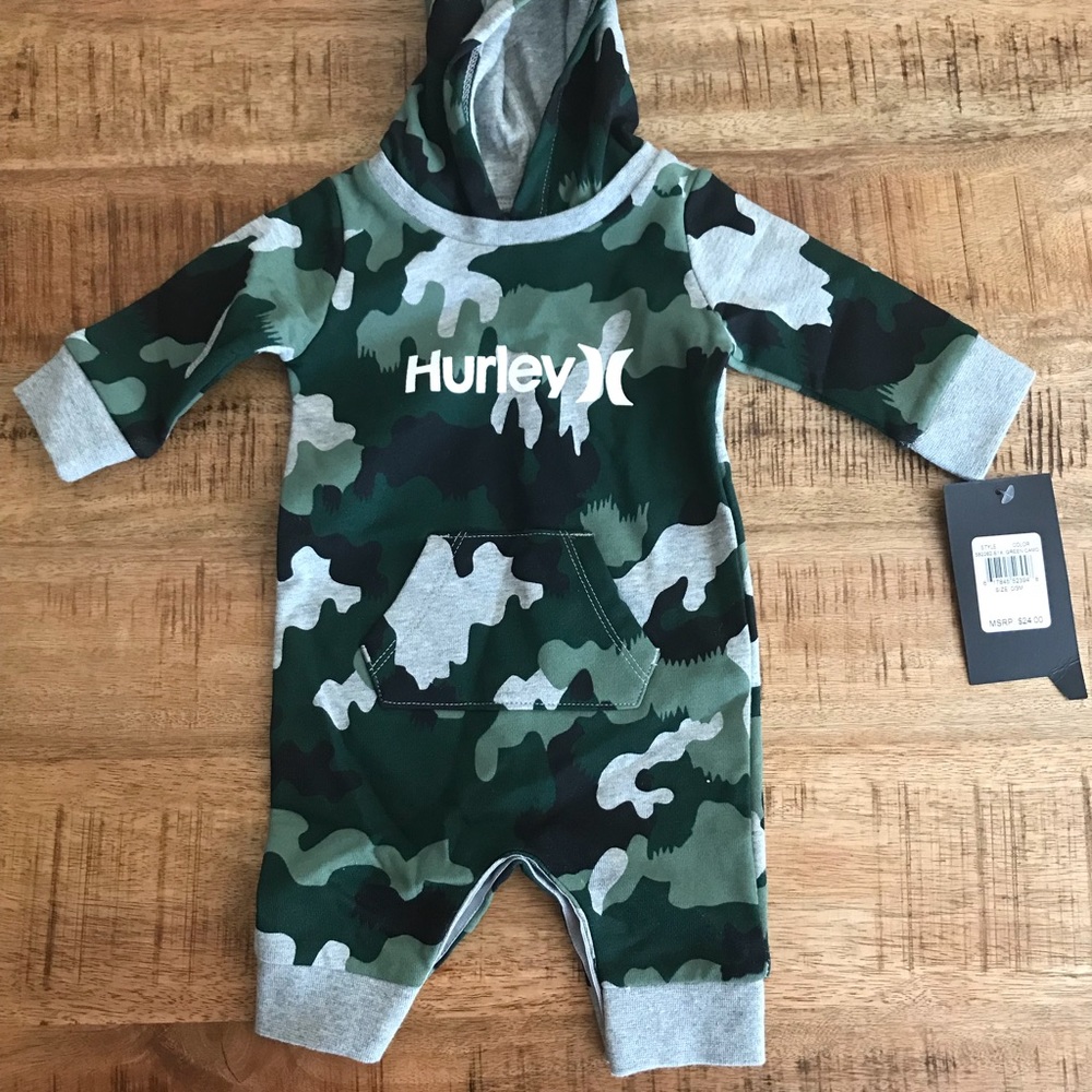Baby boy one piece Hurley outfit brand new
